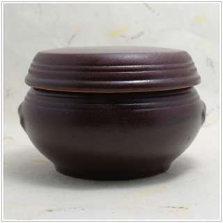 Korean earthenware jar nifty little sauce pot red clay with the 