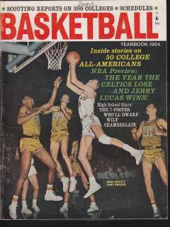 1964 Basketball Yearbook Magazine 200 Colleges Celtics  