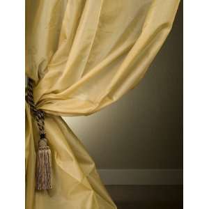 Ivory Silk Organza Sheer Curtains & Panels
