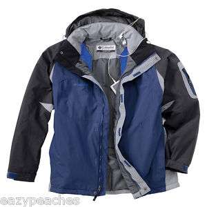   Mens Size S 2XL Colorblock Parka Winter Snow Ski Jacket NWT  