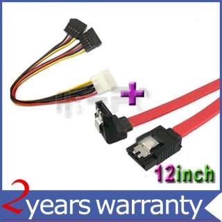 IDE to Serial ATA Y Splitter Power SATA Adapter Cable  
