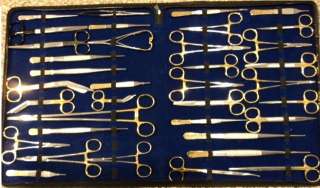   MINOR MICRO SURGERY SURGICAL VETERINARY DENTAL INSTRUMENTS STUDENT KIT