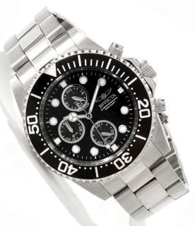 Invicta 1768 Mens Pro Diver Stainless Steel Coin Edge Bezel 