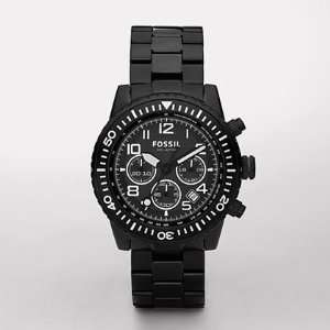  Fossil Chronograph Black Dial Mens Watch 