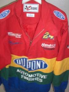 JEFF GORDON Chase NASCAR DuPont RACE JACKET size L  