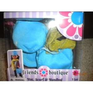  Friends Boutique 18 Doll Hat, Scarf & Handbag Toys 
