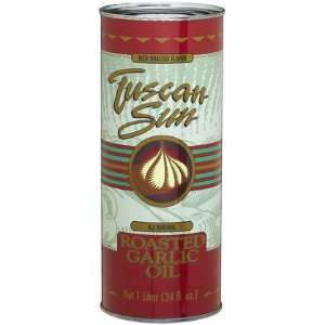  Tuscan Sun Roasted Garlic Oil, 33.8 oz, 4 ct (Quantity of 