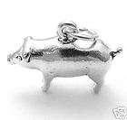 sterling silver 3D RHINOCEROS   RHINO charm M1361 items in TOMMYWAY 