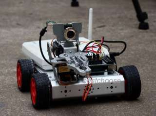   drive aluminum mobile robot platform for Robot Arduino (Black)  