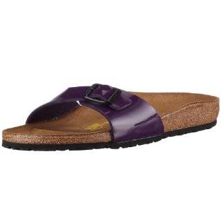 Birkenstock slippers Madrid from Birko Flor in Plum Purple with a 