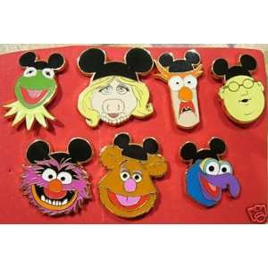  Disney Muppets Trading Pins Set of 7 
