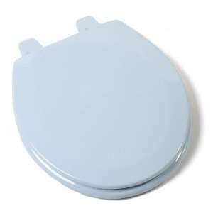   Deluxe Molded Wood Toilet Seat, Round, Dresden Blue