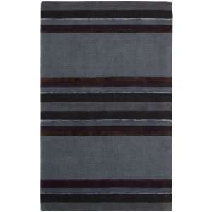 Nourison Calvin Klein Home Sahara Collection Midnight Stripe 5.3 Feet 