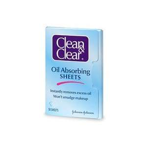  Clean & Clear Instant Oil Absorbing Sheets 50 sheets 