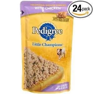 Pedigree Traditional Ground Dinner with Chicken Food for Adult Dogs, 5 