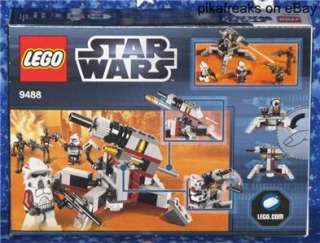 MISB Lego 9488 Star Wars ELITE CLONE TROOPER & COMMANDO DROID BATTLE 