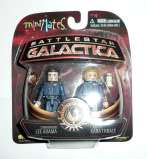 Battlestar Galactica Minimates Series 3 Commander Lee Adama & C.A.G 