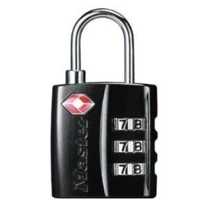   lock Luggage Lock, TSA Accepted, Combination, Metal, Black: Home