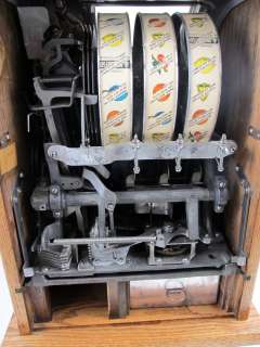 Antique HUGE Mills Torch Front 10 Cent Slot Machine   Free US Shipping 