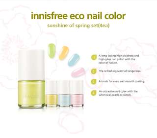 innisfree] eco nail color  Spring Sunlight set(4ea)  