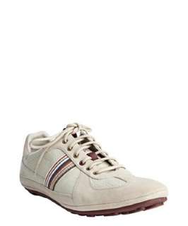 Paul Smith off white leather Tago striped sneakers   up to 