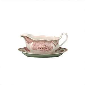  Johnson Brothers China Old Britain Castles Pink Gravy Boat 