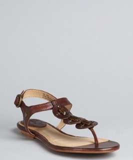 Frye brown studded leather Laurel Ring sandals   