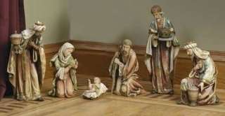 Piece Nativity Set Jospeh Mary Baby Jesus The Three Kings Josephs 