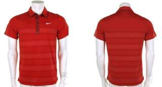 Nike Federer RF Trophy Stripe Tennis Polo Shirt New French Open 2011 