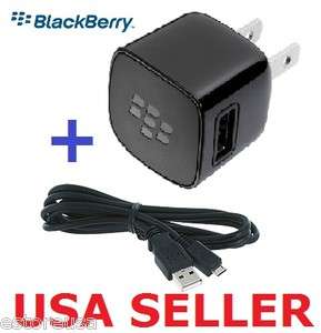   Bold 9900 9930 9700 Wall Travel Home Charger Micro USB Data Cable OEM