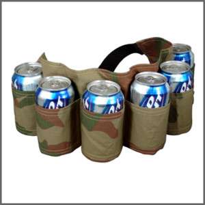 Party Gag joke 6 pack Soda Beer Belt Holster holder Can  