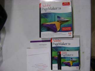 ADOBE PAGEMAKER 7.0 UPGRADE RETAIL VERSION WINDOWS CD  