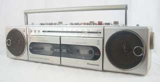 Vintage Panasonic RX F33 Boombox AM/ FM Radio Dual Cassette  