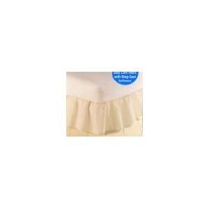  180 Thread Count Bed Skirt Mainstays Queen Size Vanilla 