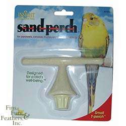 JW Pet Insight Sand Perch T Perch for Parakeets, Canar  