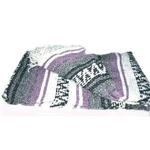  Large Authentic Mexican Falsa Throw Blanket Yoga 