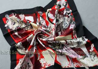 High Quality Handmade 100% Twill S ilk scarf With hand Rolled Edges