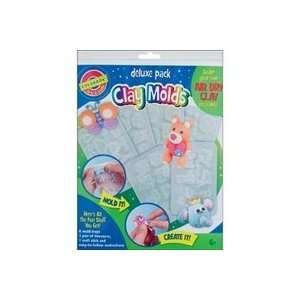  Colorbok Clay Molds Deluxe Pack 6/pkg 3 Pack Everything 