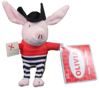 NEW Olivia the Pig 5 Mini Plush Toy Doll   Pirate  