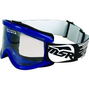  MSR Racing MSR Youth MX Motorcycle Goggles Eyewear   Blue 