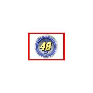  NASCAR Jimmie Johnson #48 Neon Wall Clock