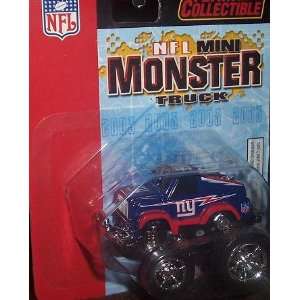  New York Giants 2003 Mini Monster Truck NFL Diecast Fleer 