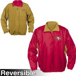  NFL San Francisco 49ers Field Idol Reversible Fleece Jacket 