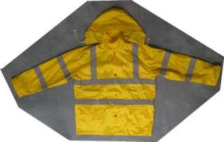 New Overall High Visibility Safety rain suit Reflective  