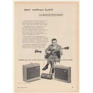  1960 Tony Mottola Plays Gibson Stereo Guitar Sound Print 