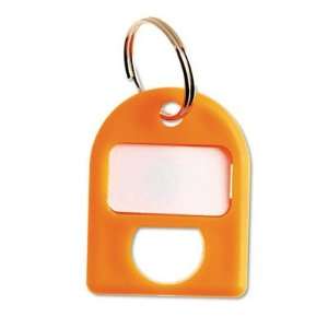   Security Cabinet Key Tags Orange Case Pack 3   441733 Electronics
