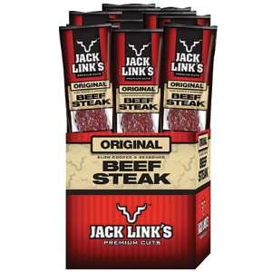  Jack Links Original Beef Steak 1 oz. Packages (Case of 6 
