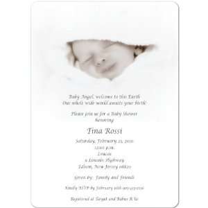  A New World Magnet Large Baby Shower Invitations: Baby