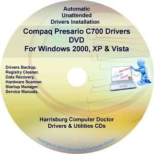 Compaq Presario C700 Drivers Restore HP Disc CD/DVD  