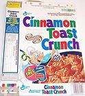 1994 Cinnamon Toast Crunch Cereal Box gg106